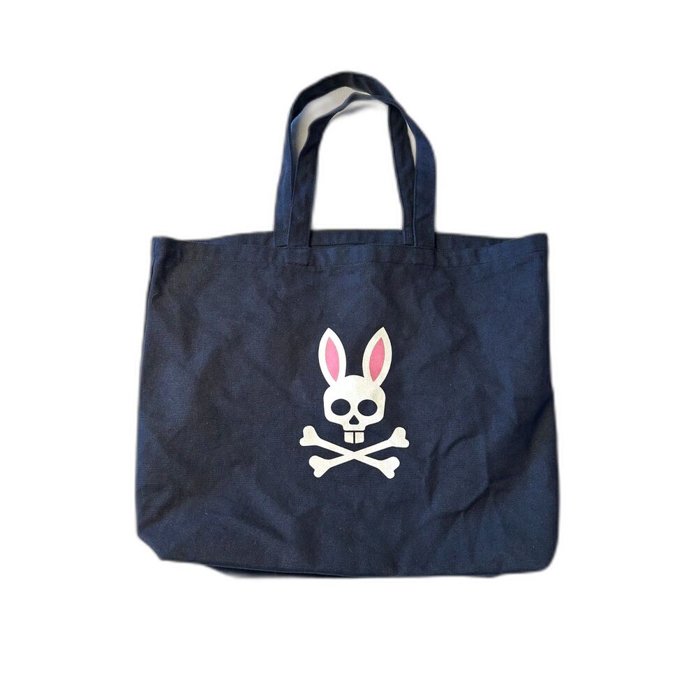Psycho Bunny Navy Blue Tote Bag